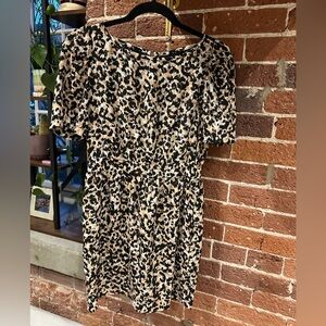 BCBGeneration Animal Print Midi Dress